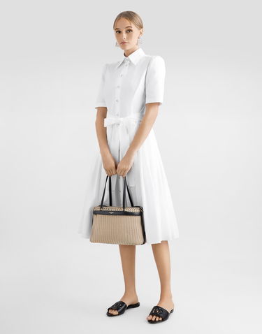 Mulepose Dolce & Gabbana Dolce & Gabbana Carla Wicker Tote Bag Beige | BB7746A6M1089651, 1