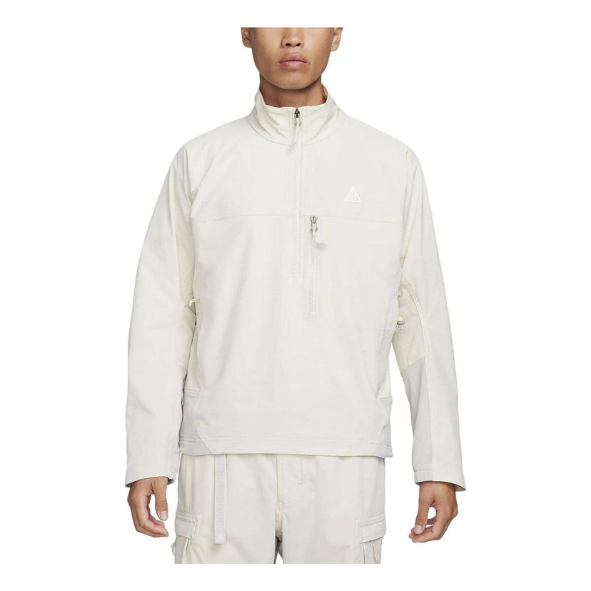 Sweatshirt Nike ACG ACG Canyon Farer Anorak Jacket Beige | FQ1280-072