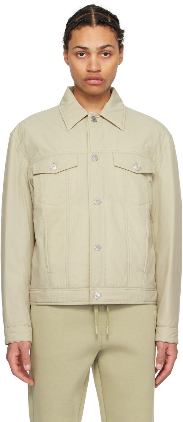 Jakke AMI Paris Padded Jacket Grøn | HJK233.PA0009, 0