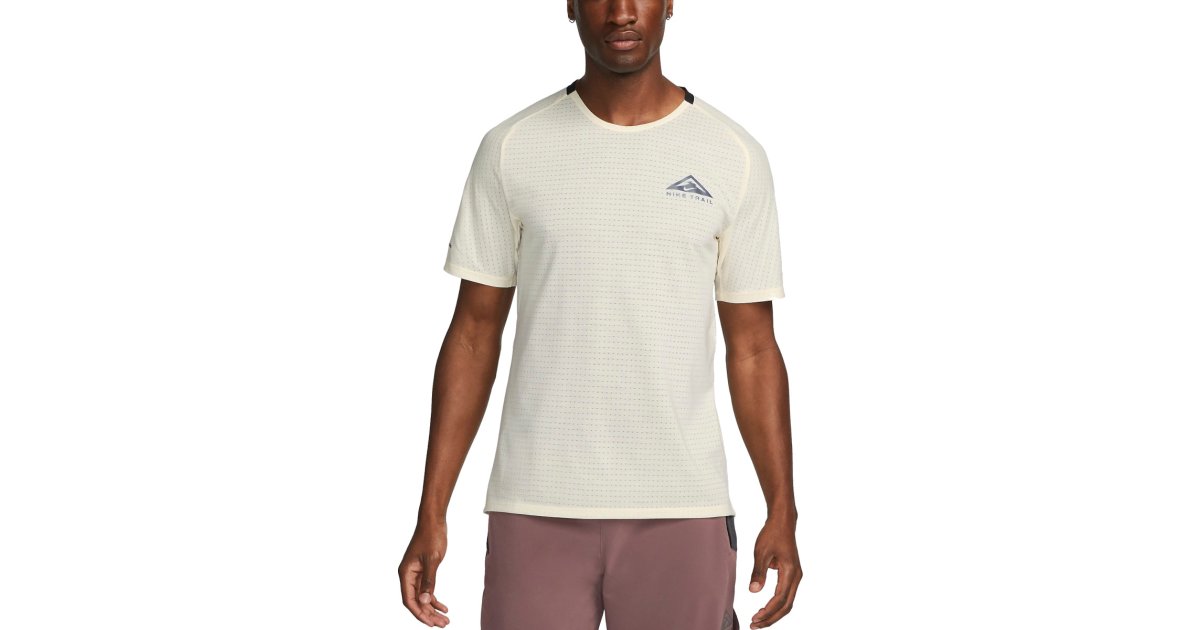 T-shirt Nike Dri-FIT Trail Solar Chase Tee Beige | dv9305-113, 1
