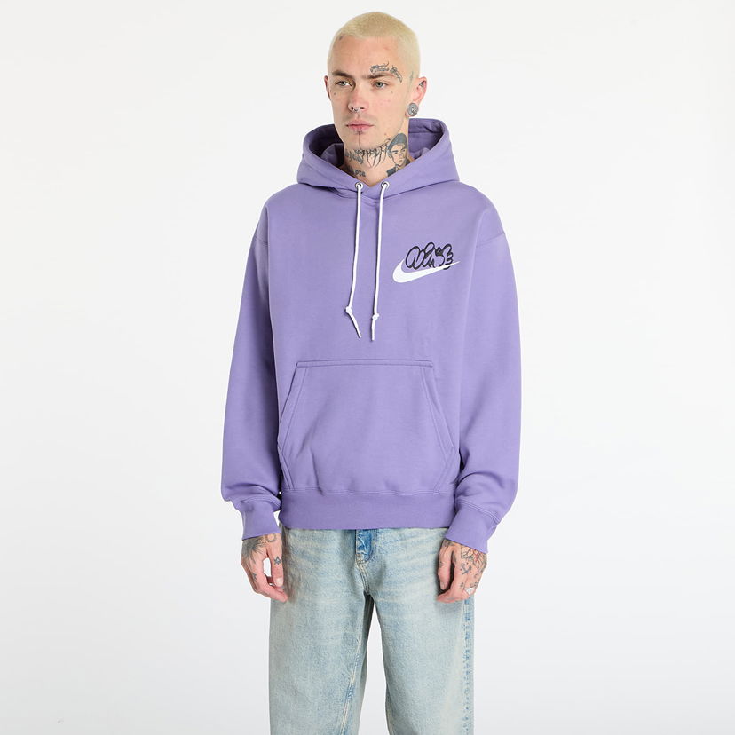 Sweatshirt Nike Solo Swoosh Fleece Hoodie Lilla | IH4293-527