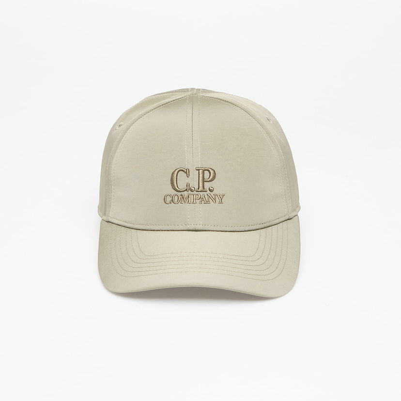 Kasket C.P. Company Chrome-R Logo Cap Fungi Grey Universal Grå | 19CMAC117A005904A-356
