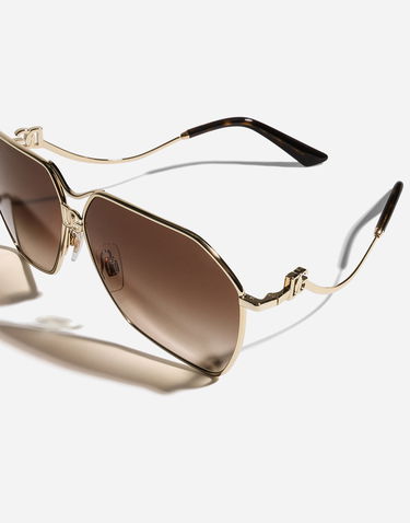 Solbriller Dolce & Gabbana Dg Filo Geometric Frame Gradient Sunglasses New Arrivals Metalisk | VG2326VM2139V000, 3