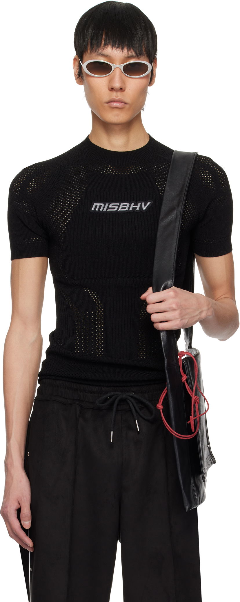 T-shirt MISBHV MISBHV Knitted Future Sport T-Shirt Sort | 250M500