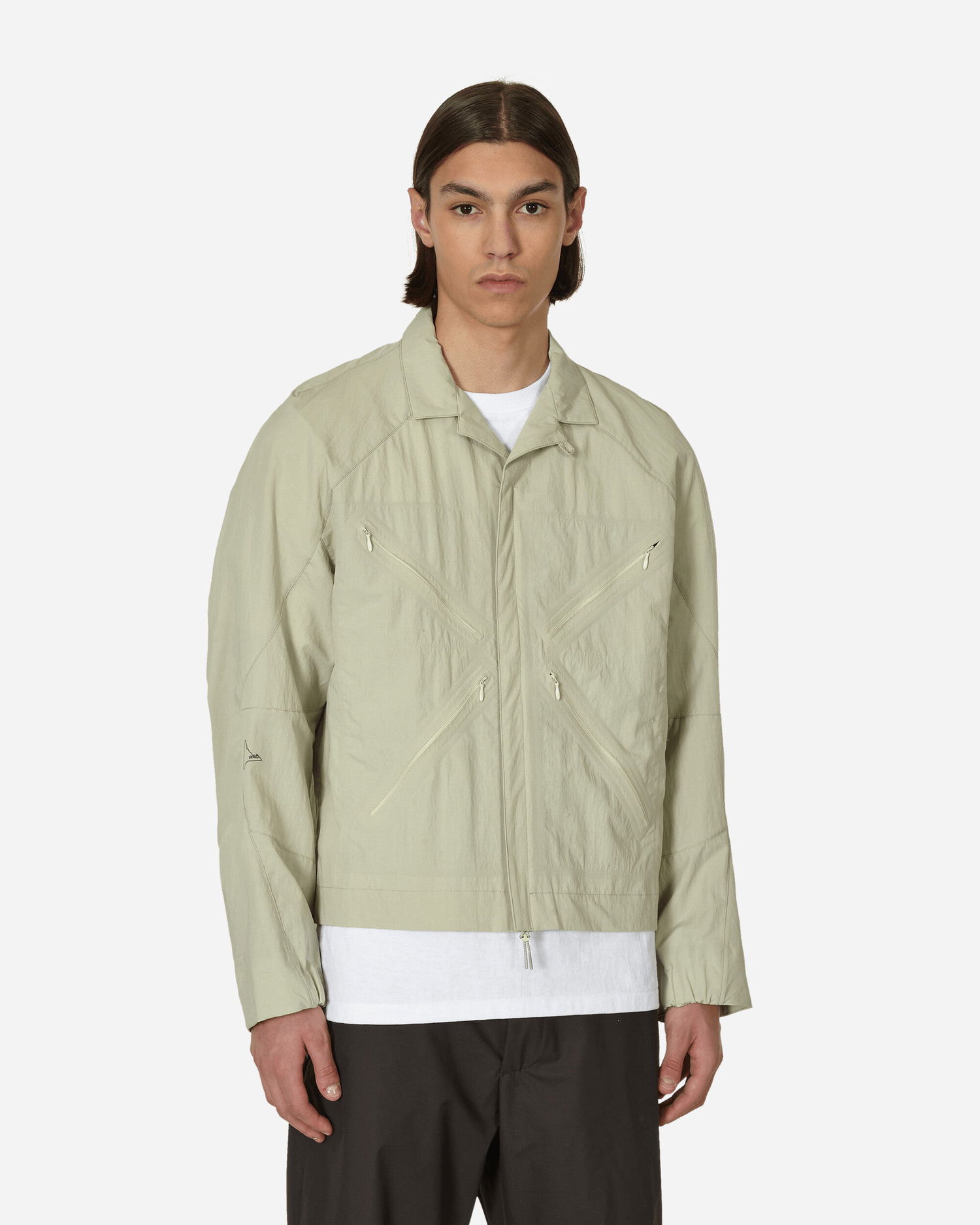 Skjorte ROA Camp Collar Longsleeve Shirt Alfa Beige | RBM0028JY03 1236550, 1