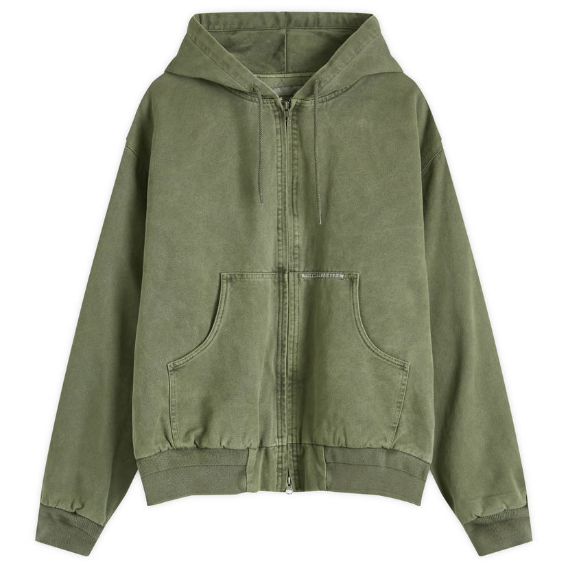 Jakke thisisneverthat Overdyed Hooded Jacket Grøn | TN243POWLS04-OLIV