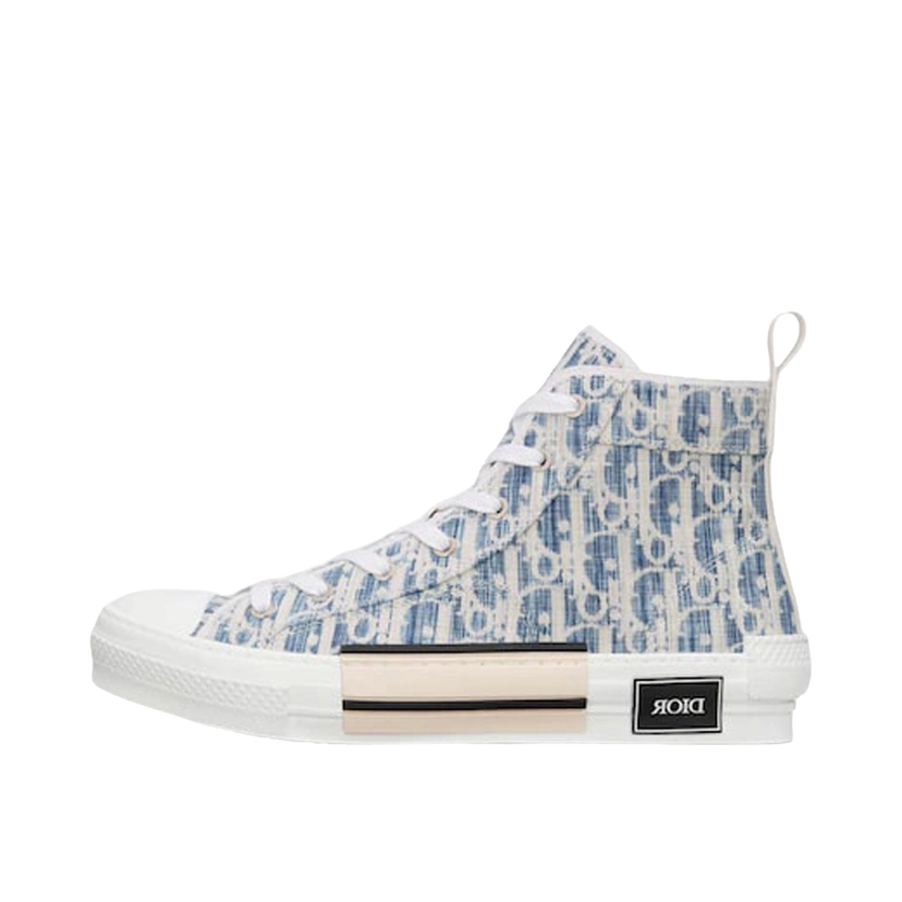 Sneakers og sko Dior B23 High Oblique Kasuri Blå | 3SH118ZLA_H560