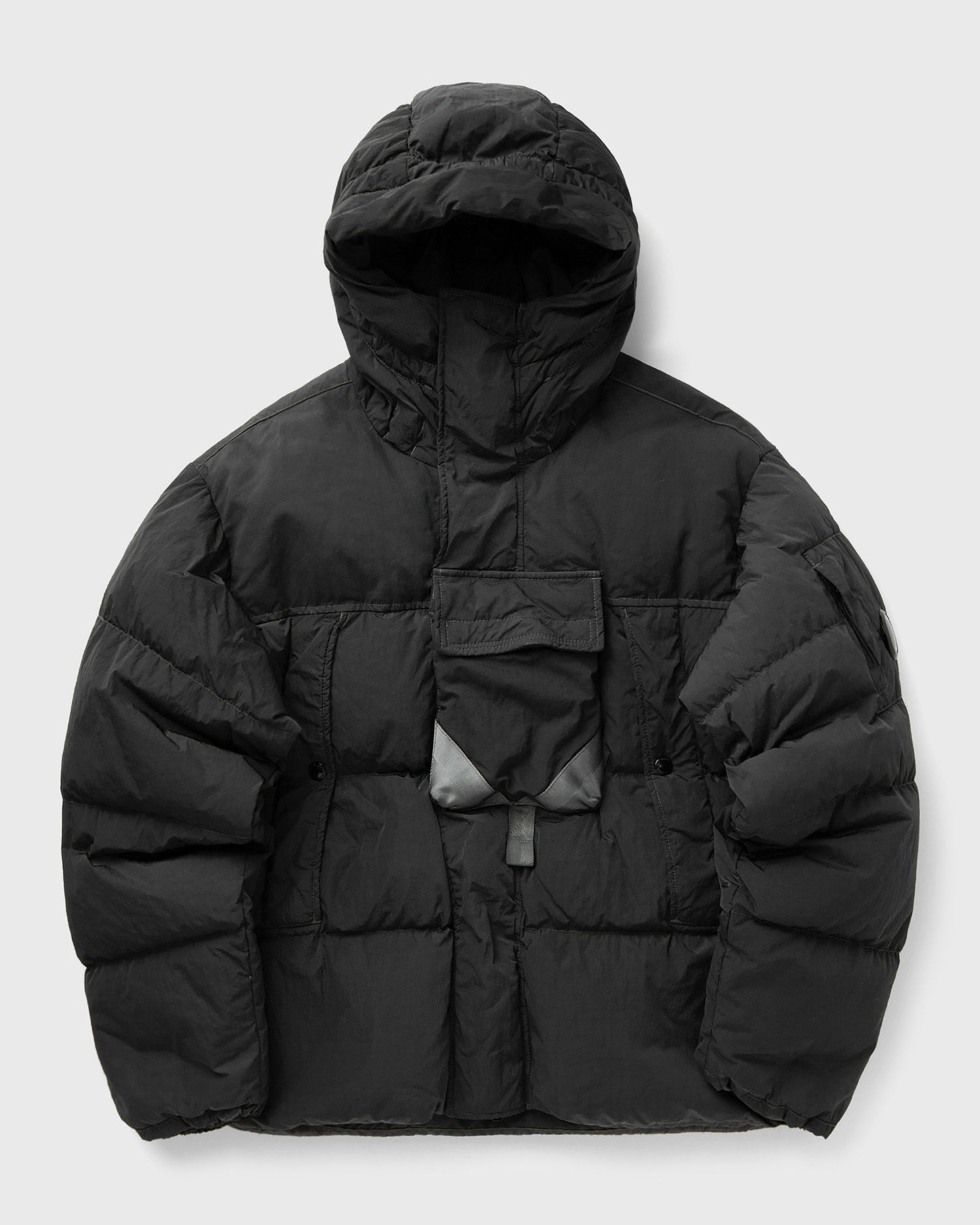 Puffer jakke C.P. Company Medium Hooded Puffer Jacket Sort | 19CMOW013A006369M-978, 0