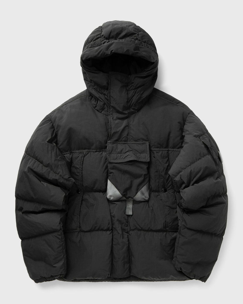 Puffer jakke C.P. Company Medium Hooded Puffer Jacket Sort | 19CMOW013A006369M-978