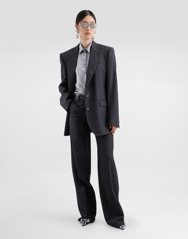 Bukser Dolce & Gabbana Flared Woolen Pants Grå | FTC31TFU287S8290, 1