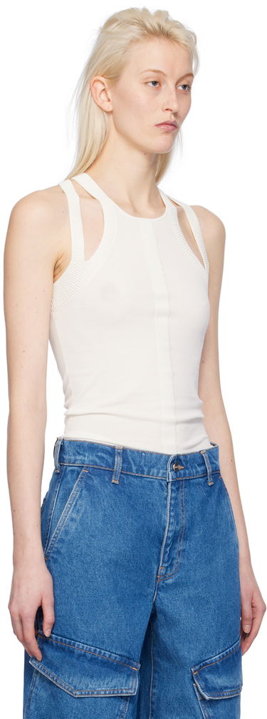 Tanktop Dion Lee Sculpt Muscle Tank Top Sort | C7247PS24, 4