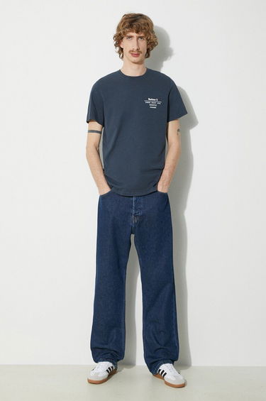 T-shirt Barbour Hickling Tee With Print Blå | MTS1269, 1