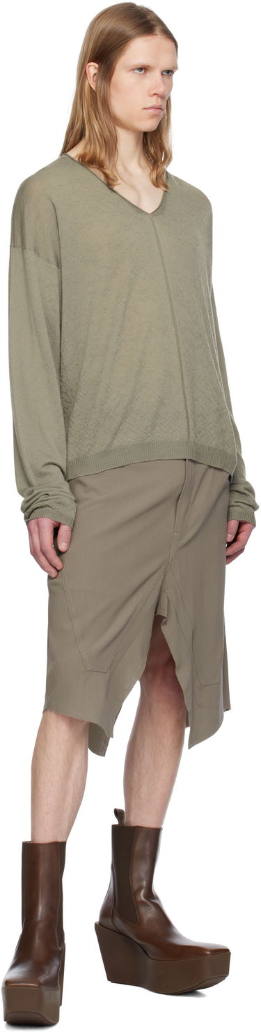 Nederdel Rick Owens Rick Owens Hollywood Slivered Skirt Grøn | RU01E5345 WLP, 3