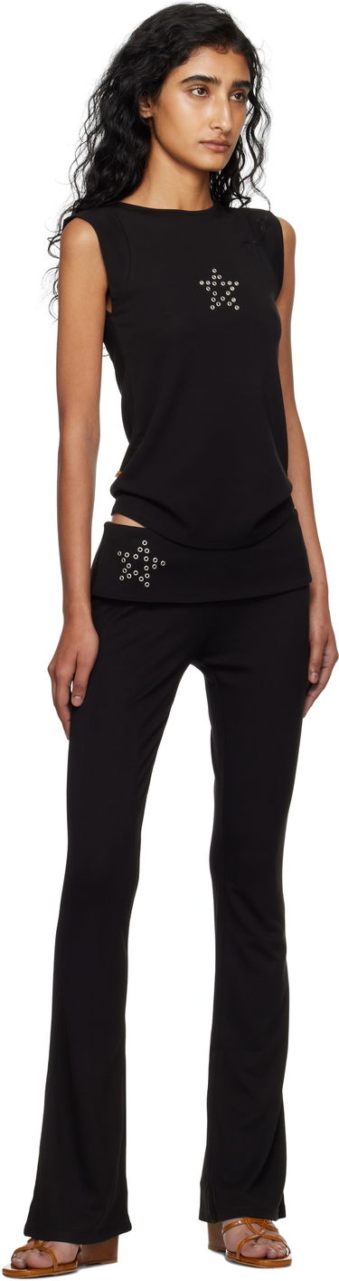 Tanktop Miaou Miaou Lucia Eyelet Tank Top Sort | 7197HJBSSB, 3