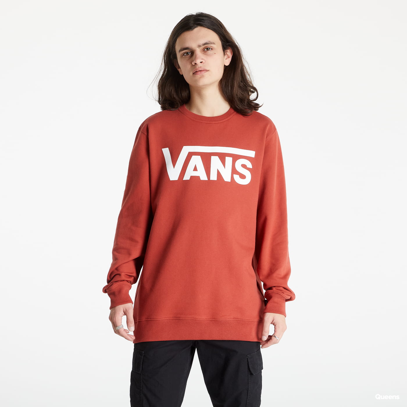Sweatshirt Vans Classic Crew II Rød | VN0A456ASQ61, 0