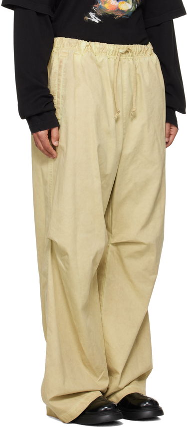 Joggingbukser We11done We11done Tucked Wide Leg Trousers Gul | WD-PT3-24-262-U-GR, 1