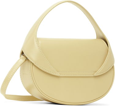 Håndtaske BY FAR Leather Shoulder Bag Gul | MWBTH008LL002BG032PL, 2