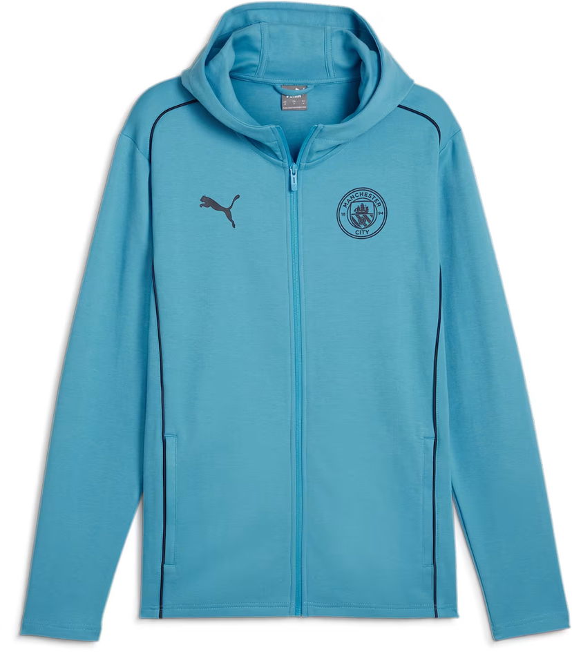 Jakke Puma MCFC Casuals Hooded Jkt Turkis | 777565-31