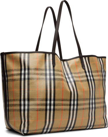 Mulepose Burberry Burberry Highlands Large Tote Beige | 8112186, 2