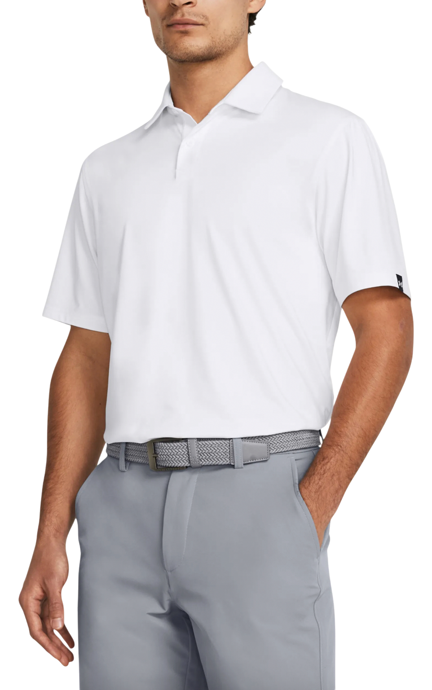 Polo skjorte Under Armour T2G Performance Polo Hvid | 1383255-100, 0