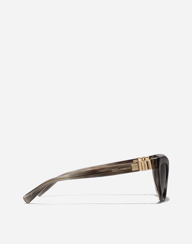 Solbriller Dolce & Gabbana Dolce & Gabbana DG Hinge Cat-Eye Sunglasses Grå | VG4497VP93B9V000, 3