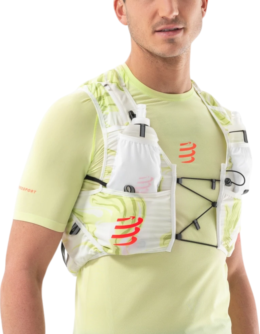 Rygsæk Compressport Ultrun Evo 10 Hydration Vest Hvid | xbpu6060-xbpu6060062