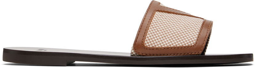 Tilbehør Valentino Valentino Garavani Viva Superstar Slide Sandals Brun | 6W2S0LK2JHB