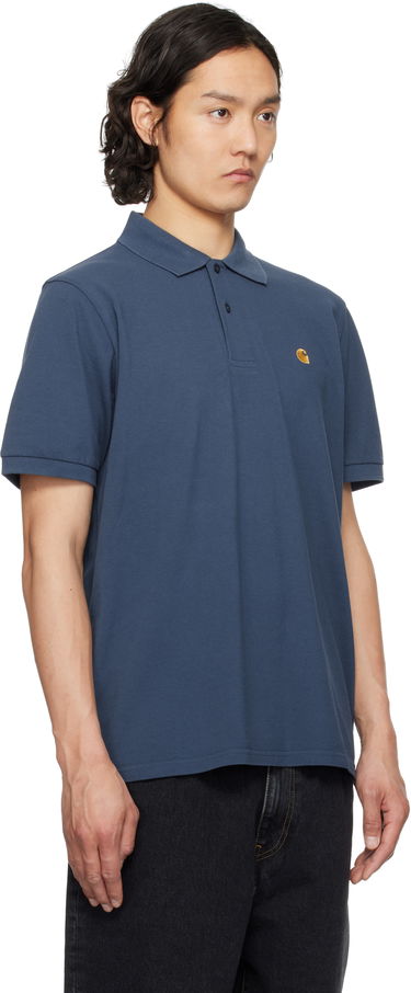 Polo skjorte Carhartt WIP Carhartt WIP Chase Pique Polo Blå | I023807, 1