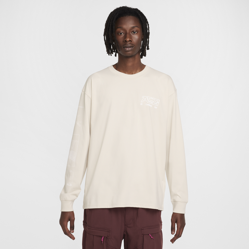 T-shirt Nike ACG T-Shirt Long Sleeve Beige | FZ6704-104