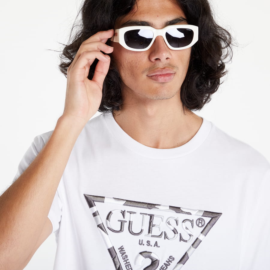 T-shirt GUESS Gad Tee Hvid | M2BI33K8FQ4-G011, 1