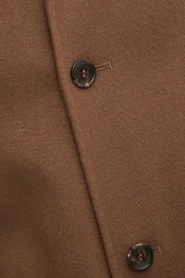 Frakker Nanushka Wool Overcoat with Belted Waist Brun | NM24FWJK02678, 4