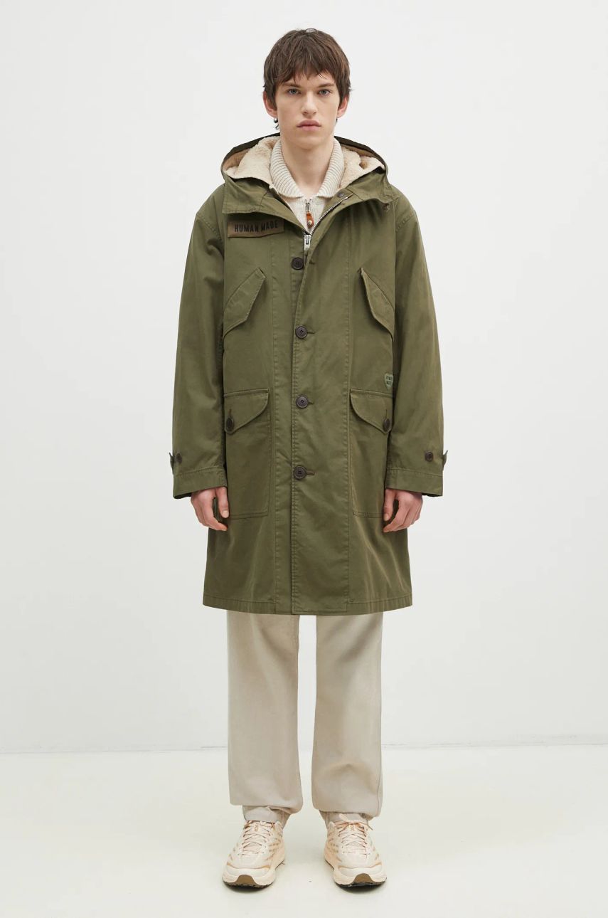 Parka Human Made Military Parka Grøn | HM28JK023, 0