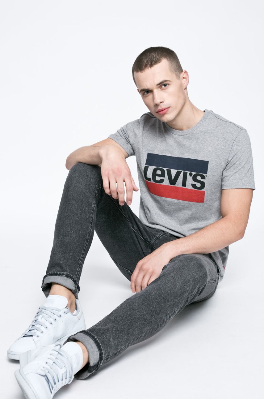 T-shirt Levi's Mainline Graphic Tee Grå | 39636.0002, 0