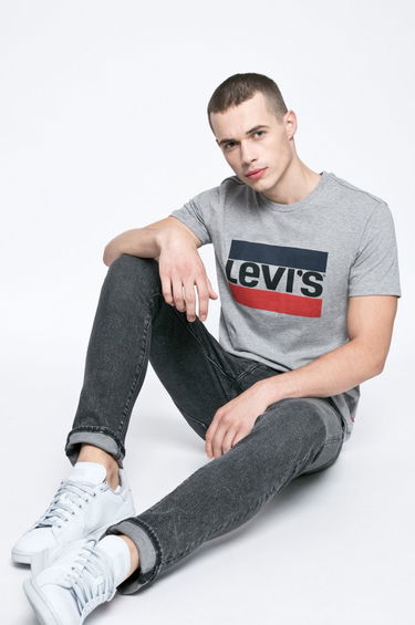 T-shirt Levi's Mainline Graphic Tee Grå | 39636.0002, 0