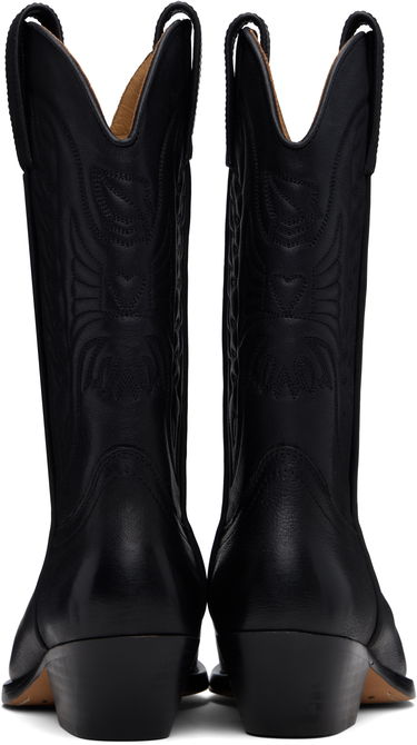 Tøj Maison Margiela MM6 Maison Margiela Embroidered Cowboy Boots Sort | SH3WW0003 P8298, 1