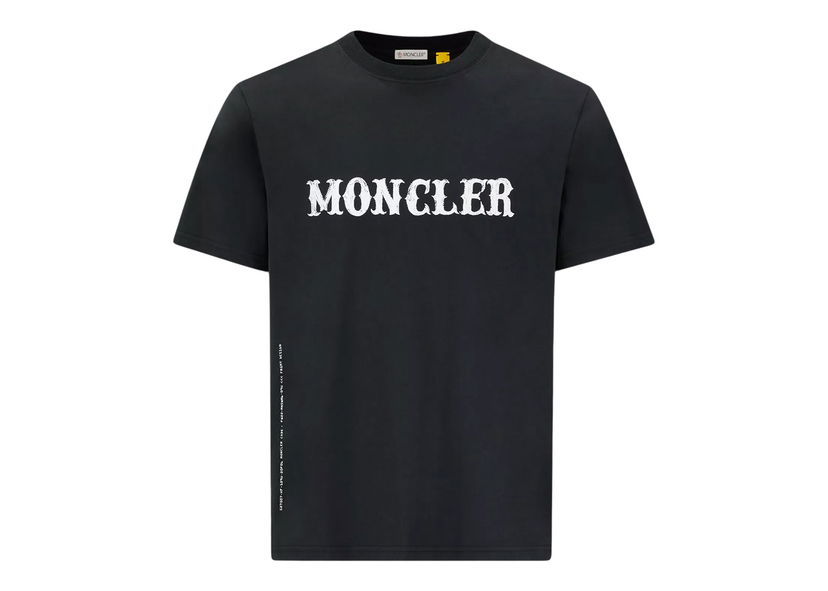 T-shirt Moncler Hiroshi Fujiwara x Fragment Logo T-Shirt Sort | H209U8C00001M2350999