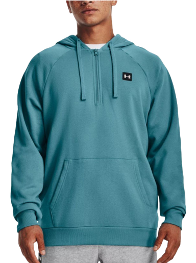 Sweatshirt Under Armour Rival Fleece 1/2 Zip Hoodie Turkis | 1373371-433