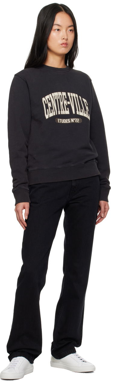 Sweatshirt Études Études Story Centre-Ville Sweatshirt Sort | H23MM205A01595, 3