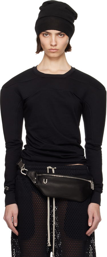Sweatshirt Rick Owens Rick Owens Champion Edition Girdered Harness Sweatshirt Sort | CW01E1707 CHJG, 0