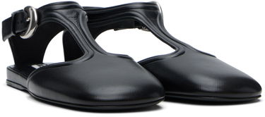 Sneakers og sko Jil Sander Jil Sander Mary Jane Ballerina Flats Sort | J16WP0131_P8226, 3