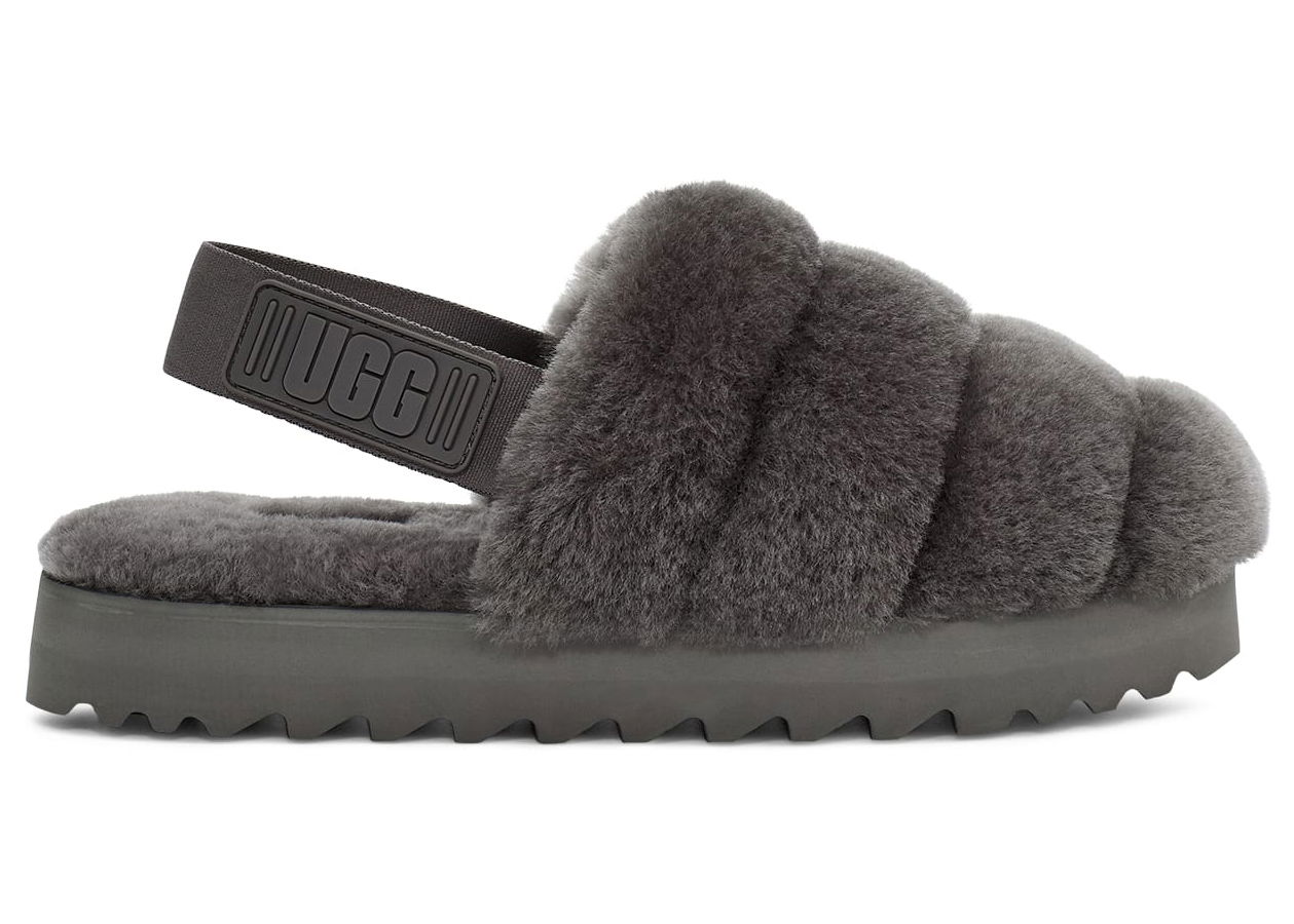 Sneakers og sko UGG Super Fluff Slippers Grå | 1121751-CHRC, 0