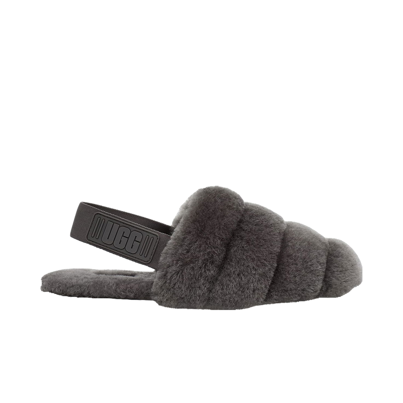 Sneakers og sko UGG Super Fluff Slippers Grå | 1121751-CHRC