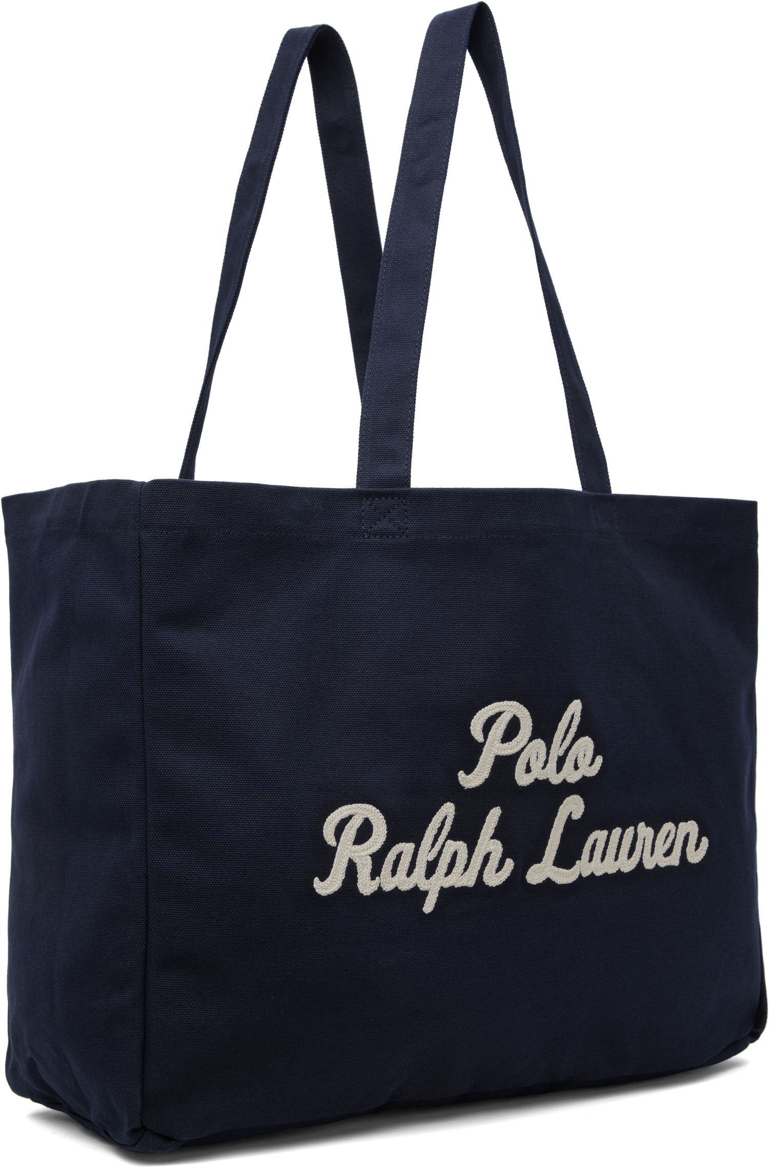 Mulepose Polo by Ralph Lauren Ralph Lauren Embroidered Canvas Tote Bag Mørkeblå | 405945884001, 1