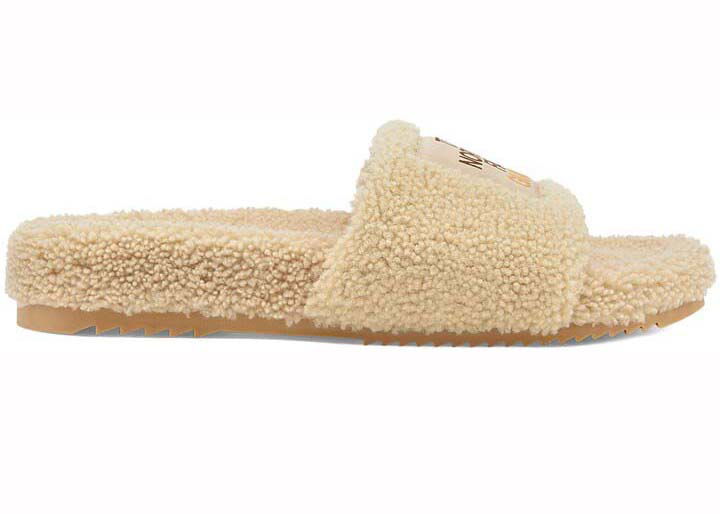 Sneakers og sko Gucci The North Face x Merino Wool Slides Beige Beige | 679907 DEB00 9556, 0