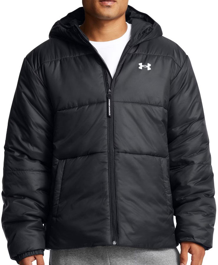 Puffer jakke Under Armour Lightweight Insulated Puffer Jacket Sort | 1389182-001