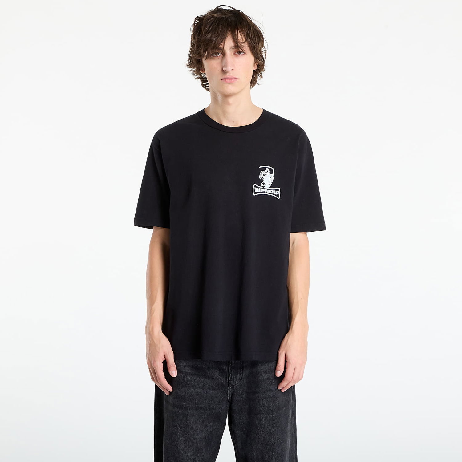 T-shirt RIPNDIP RIPNDIP Meltdown T-Shirt Sort | RNDFALL25130, 0