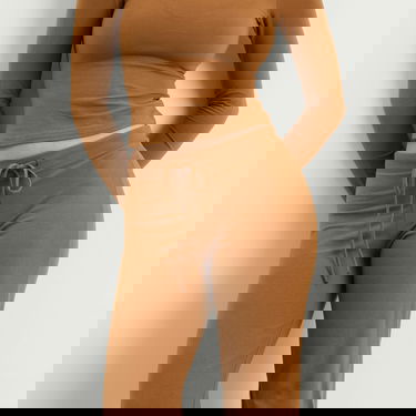 Joggingbukser SKIMS Cotton Jersey Straight Leg Pant Brun | AP-PNT-1384-CHA, 5