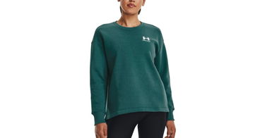 Sweatshirt Under Armour Rival Fleece Sweatshirt Grøn | 1369423-722, 1