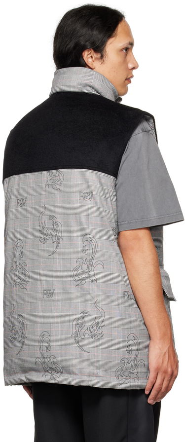 Vest Feng Chen Wang Feng Chen Wang Printed Down Vest Grå | FUF14VS02, 2