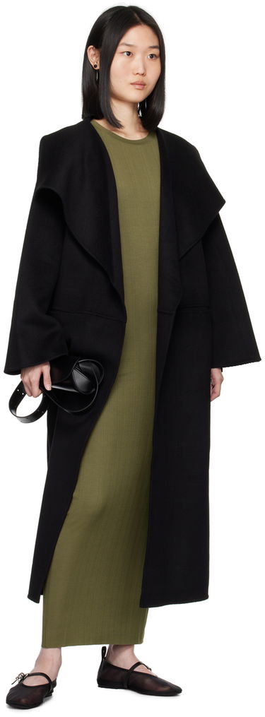 Kjole rag & bone Ribbed Round Neck Maxi Dress Grøn | WAC24P3010NH10, 3